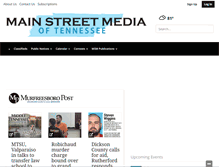Tablet Screenshot of mainstreetmediatn.com